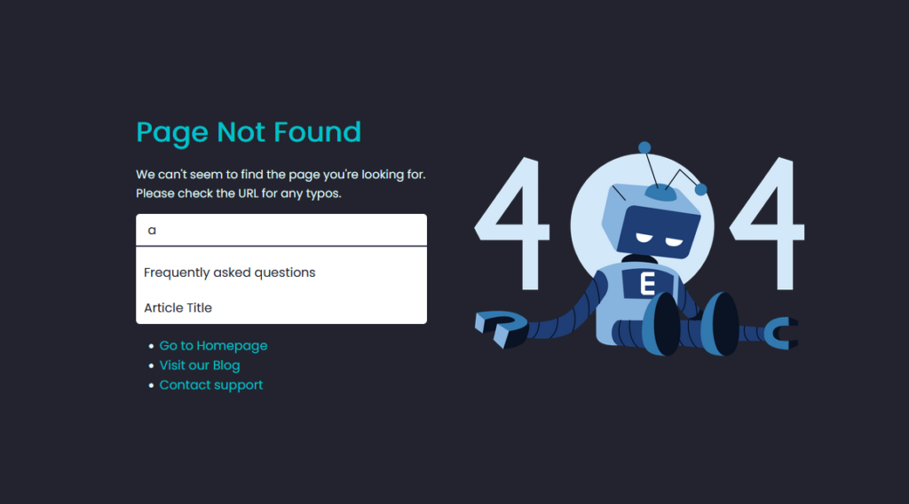 How to Create a Custom 404 Error Page for Your Website