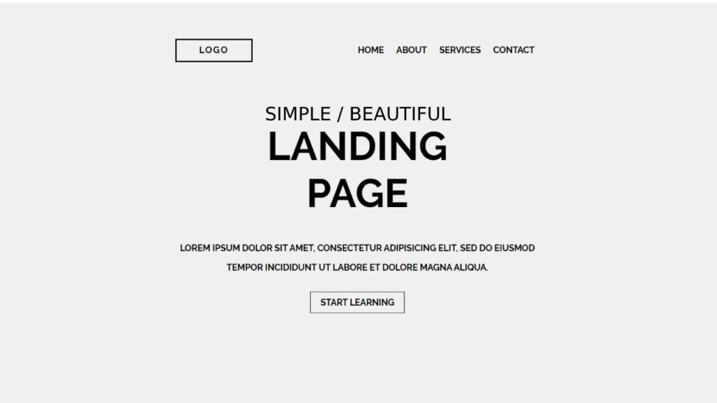 How to Build a Landing Page with HTML and CSS