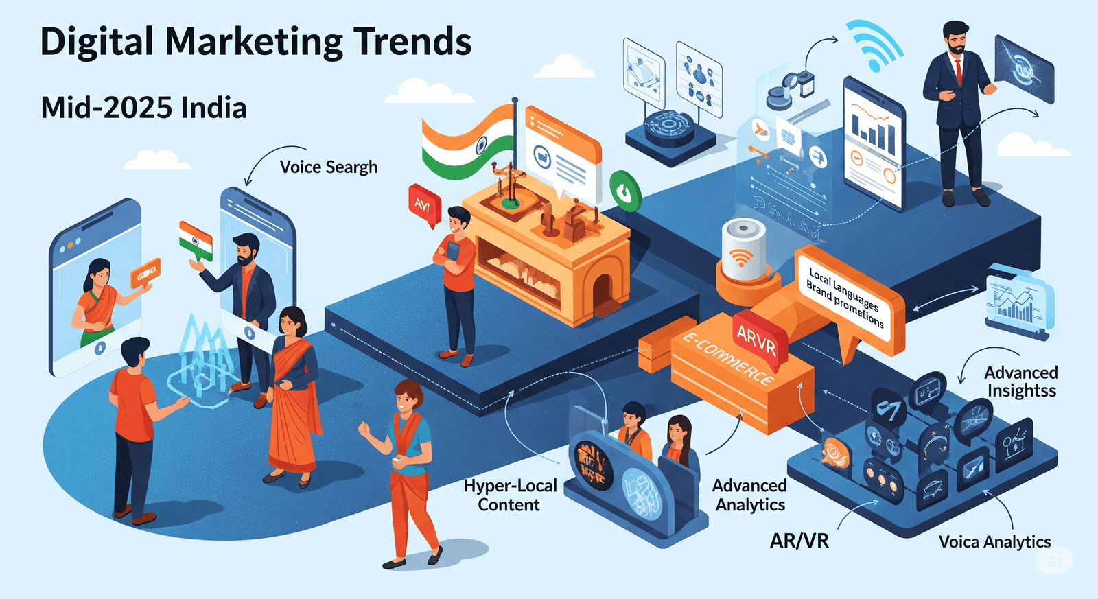 Digital marketing trends in India: Mid-2025 snapshot
