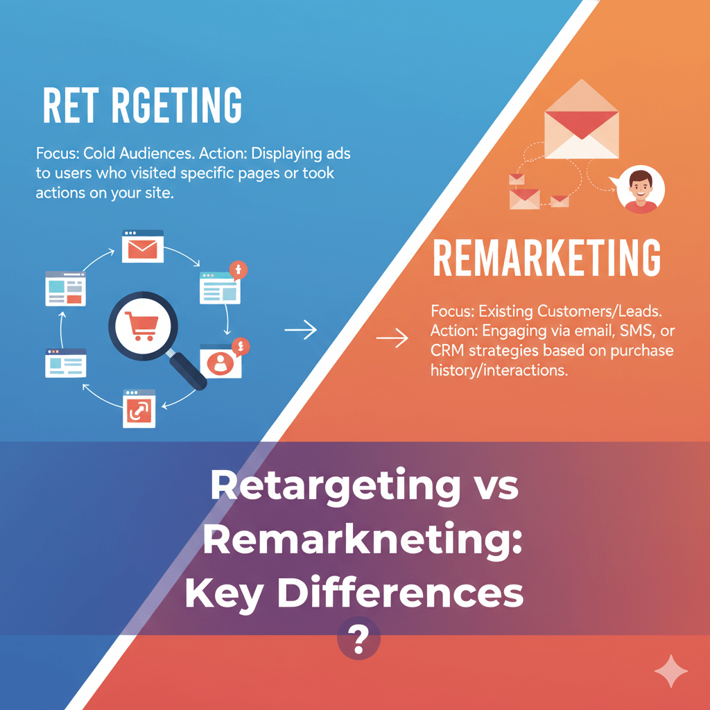 Retargeting vs Remarketing: Key Differences