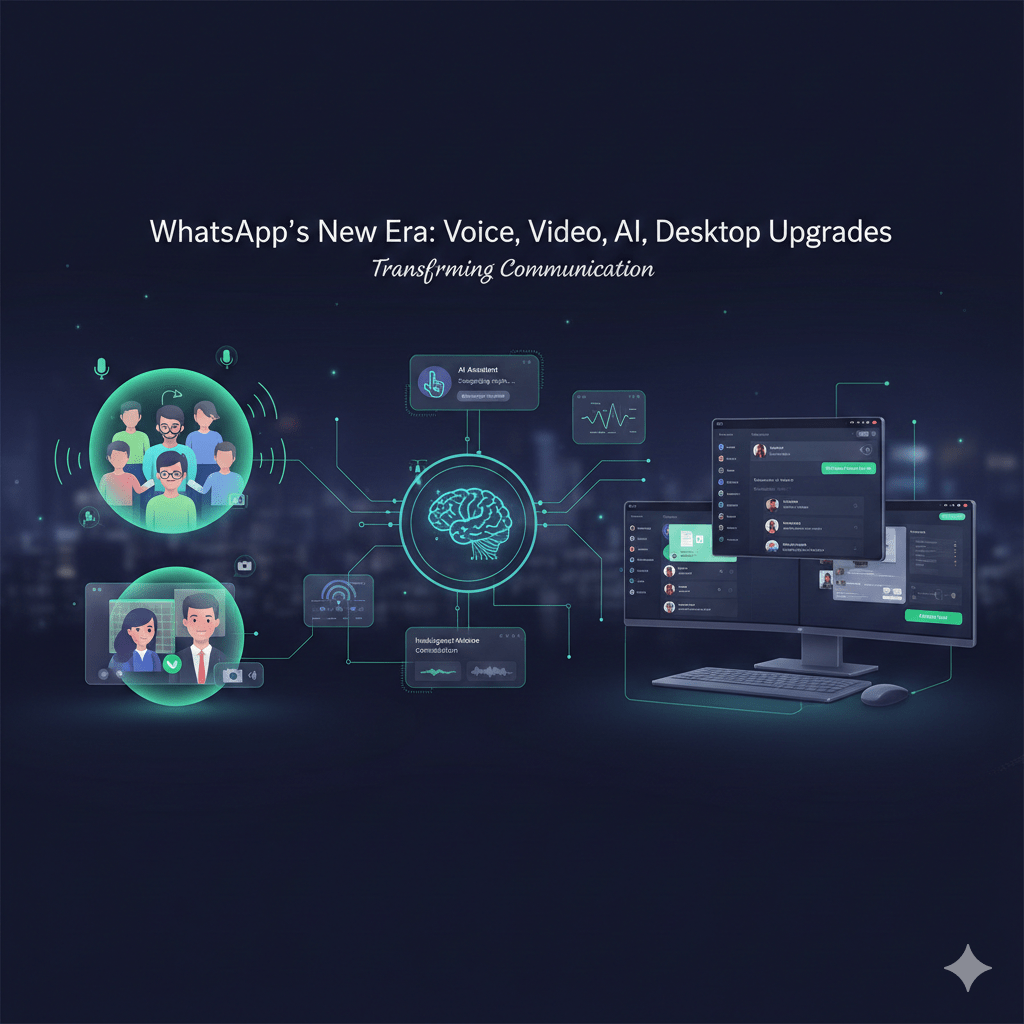 WhatsApp’s New Era: How Voice, Video, AI, and Desktop Upgrades Are Transforming Communication