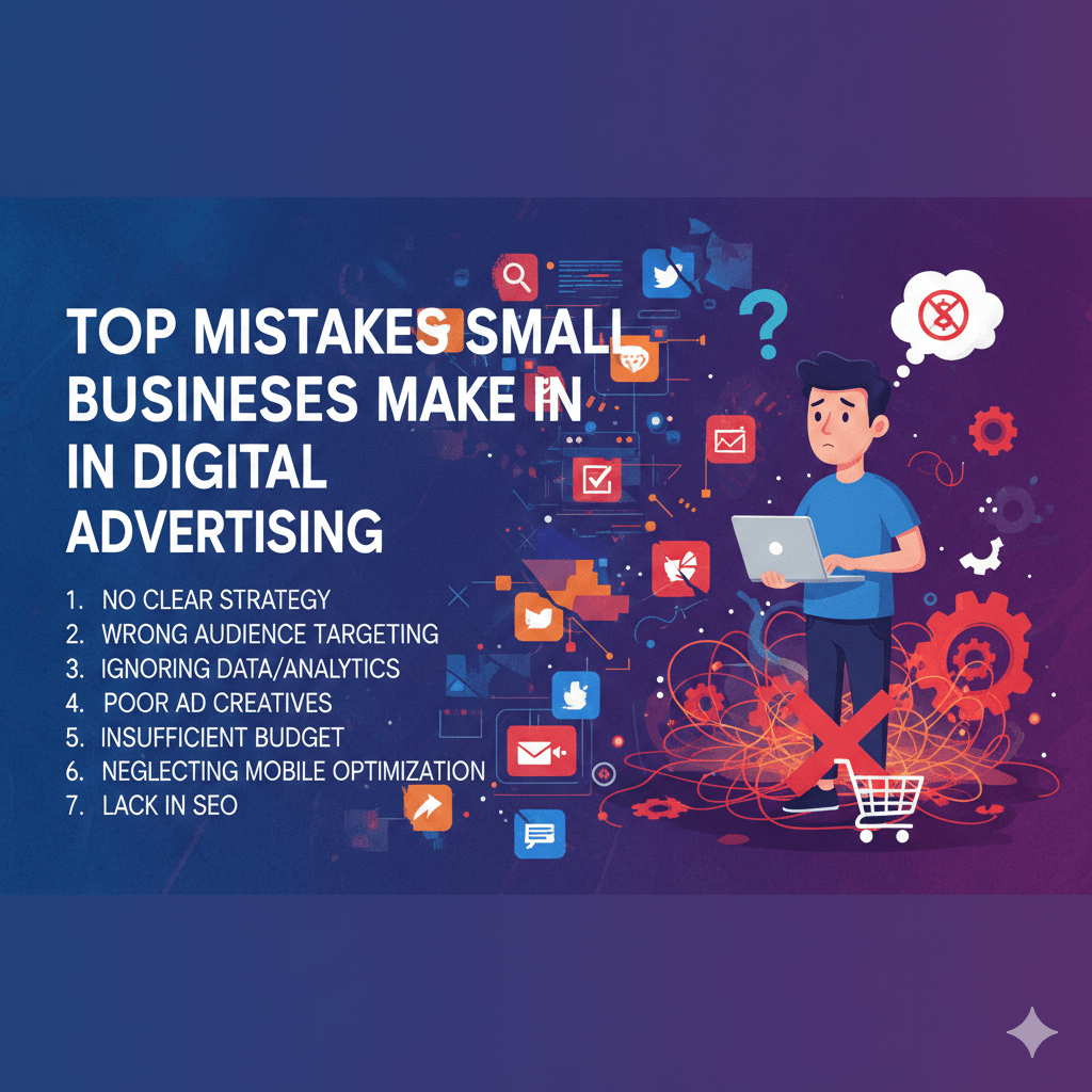 Top mistakes small businesses make in digital advertising
