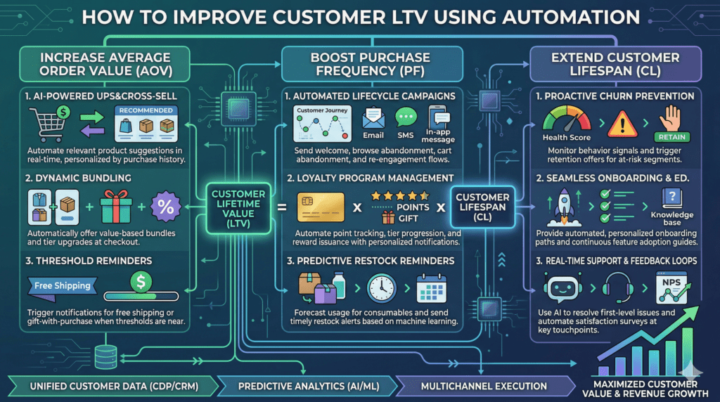 How to Improve Customer Lifetime Value (LTV) Using Automation
