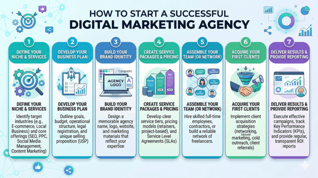 How to start a successful digital marketing agency