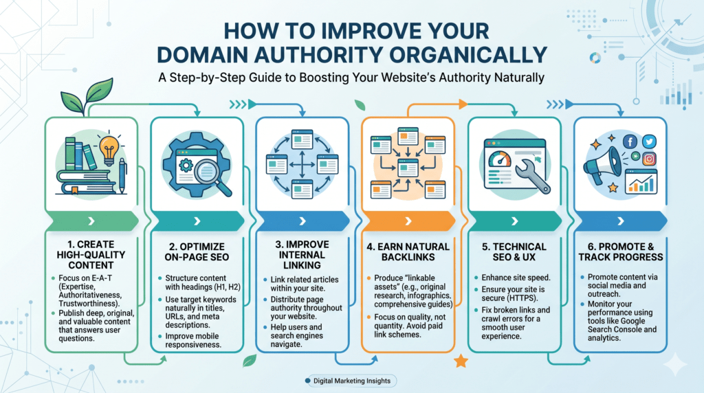 How to Improve Your Domain Authority Organically