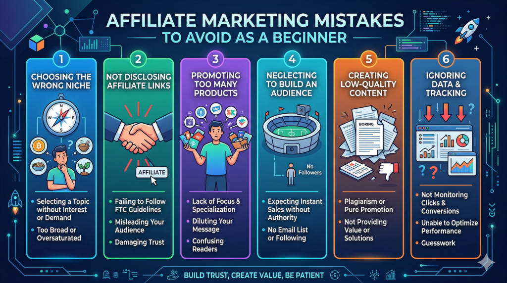 Affiliate Marketing Mistakes to Avoid as a Beginner