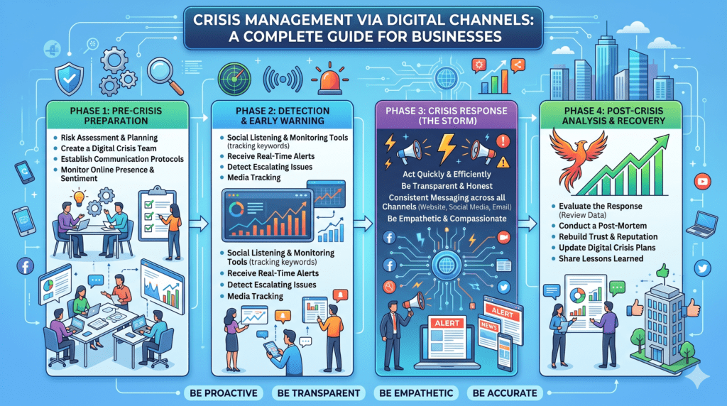 Crisis Management via Digital Channels: A Complete Guide for Businesses