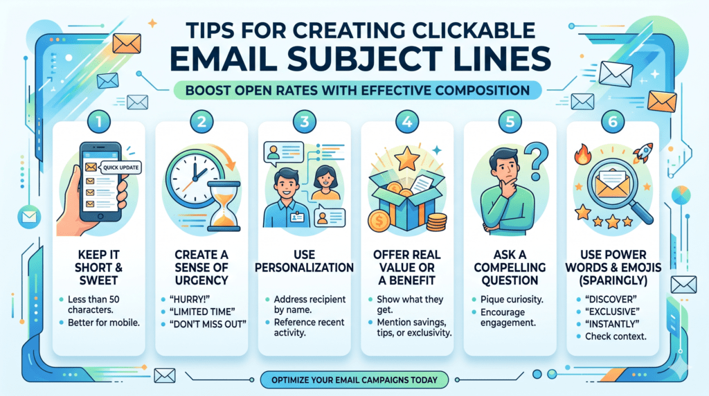 Tips for Creating Clickable Email Subject Lines